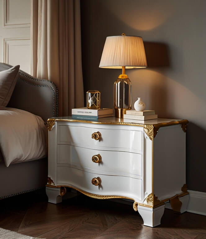 Luxury bedside table